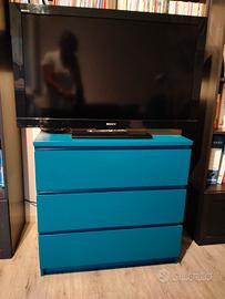 cassettiera blu