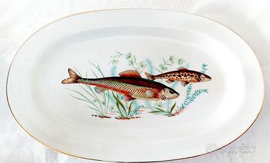 Servizio di piatti da pesce decorato Richard Ginor