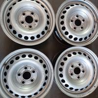 4 Cerchi in acciaio originali VW 16"