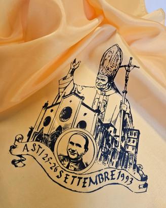 Foulard Commemorativo Papà Giovanni  Paolo 1993