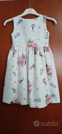 Vestitino abito bambina Elsa 5-6 anni