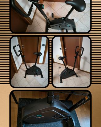 Cyclette essential decathlon + tappeto antiurto 