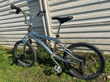 Bmx 4 tubi colore originale acciaio argento