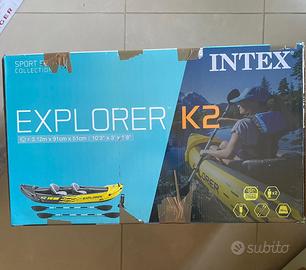 Canoa due posti intex