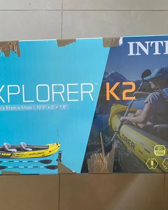 Canoa due posti intex