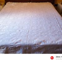 Coperta all'uncinetto matrimoniale di cotone 