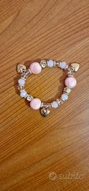 Bracciale Perline Rosa