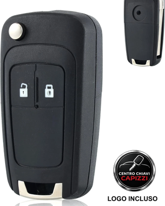 Guscio chiave auto compatibile 2 tasti per opel