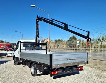 IVECO DAILY 35 35C18 NUOVO GRU 12m CASSONE 4,15