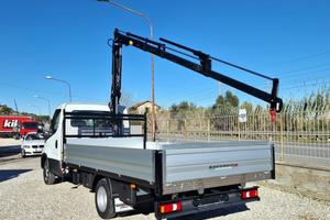 IVECO DAILY 35 35C18 NUOVO GRU 12m CASSONE 4,15