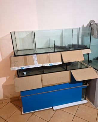 Vasche da acquario espositive solo vetro