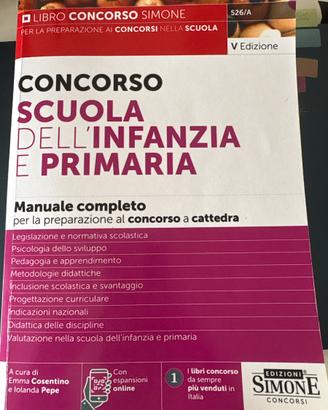 Libro simone concorso scuola