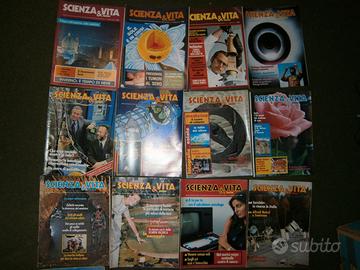 1980 annata completa 12 numeri "Scienza & vita nuo