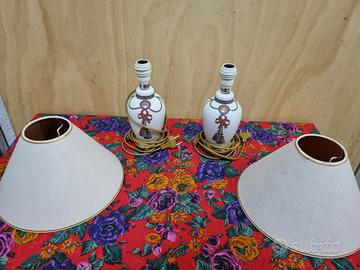 Lampade da tavolo in porcellana francese