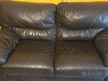 Divano vera pelle poltrone sofà