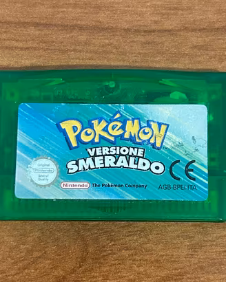Pokemon Smeraldo ORIGINALE batteria nuova
