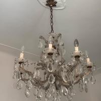 Coppia di lampadari in cristallo