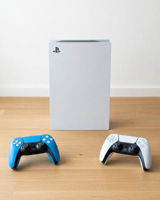 PS5 con lettore, 9 giochi + 2 controller + cuffie