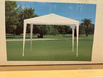 Gazebo 3X3 bianco NUOVO