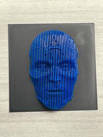 Quadro 3D Captain America 10 cm