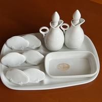 Set olio/acedo e accessori porcellana PILLIVUIT