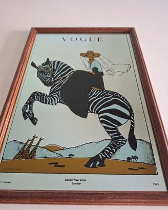 specchio vogue con zebra