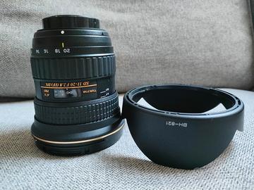 Tokina AT-X 11-20mm PRO DX f/2.8 attacco Nikon