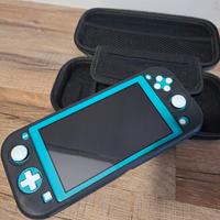Nintendo Switch Lite Turchese + custodia + cover s
