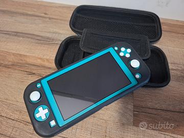 Nintendo Switch Lite Turchese + custodia + cover s