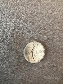 Moneta da 50 lire 1956