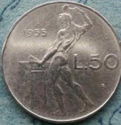 moneta rara da 50 lire