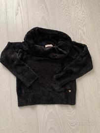 Maglia nera Please taglia unica