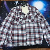 Giacca camicia imbottita a quadri mis. 2XL Nuova