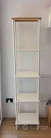 Scaffale IKEA in metallo bianco – 5 ripiani