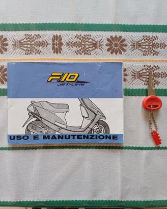 Libretto "Uso e man." Malaguti F10 + chiave 