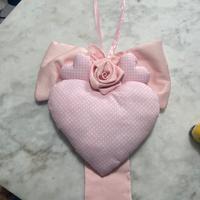 Set cuore e angiletto stoffa bambina
