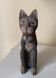 Gatto in ceramica