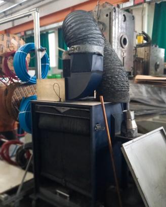 Aspiratore per polveri di grafite