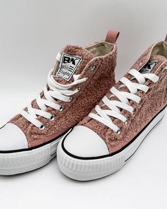 Sneakers alte old pink nuove 36