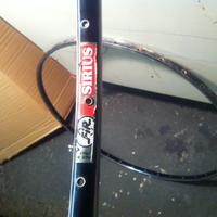 Coppia cerchi palmer tubolari neri FIR 28 pollici