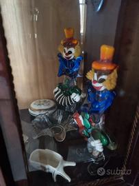 statuette in vetro di murano