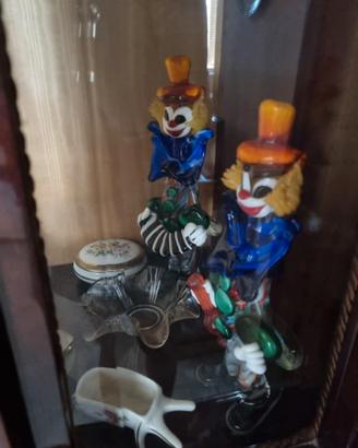 statuette in vetro di murano