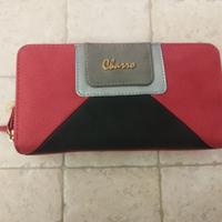 Borsello Donna Rosso Nero con zip Charro