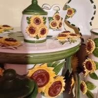 Set da cucina in ceramica fatti a mano 