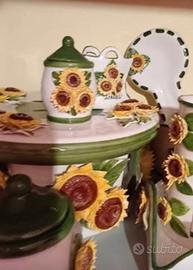 Set da cucina in ceramica fatti a mano 