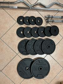 Set pesi + bilancieri + manubri