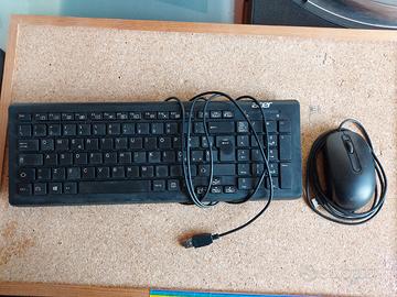 Tastiera e mouse acer