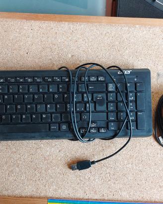 Tastiera e mouse acer