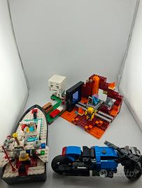 Lotto Lego 9  set completi con  scatole Mincraft
