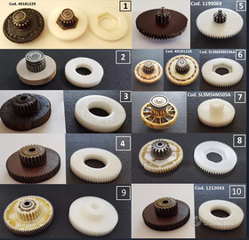 ingranaggio per motoriduttore granitore